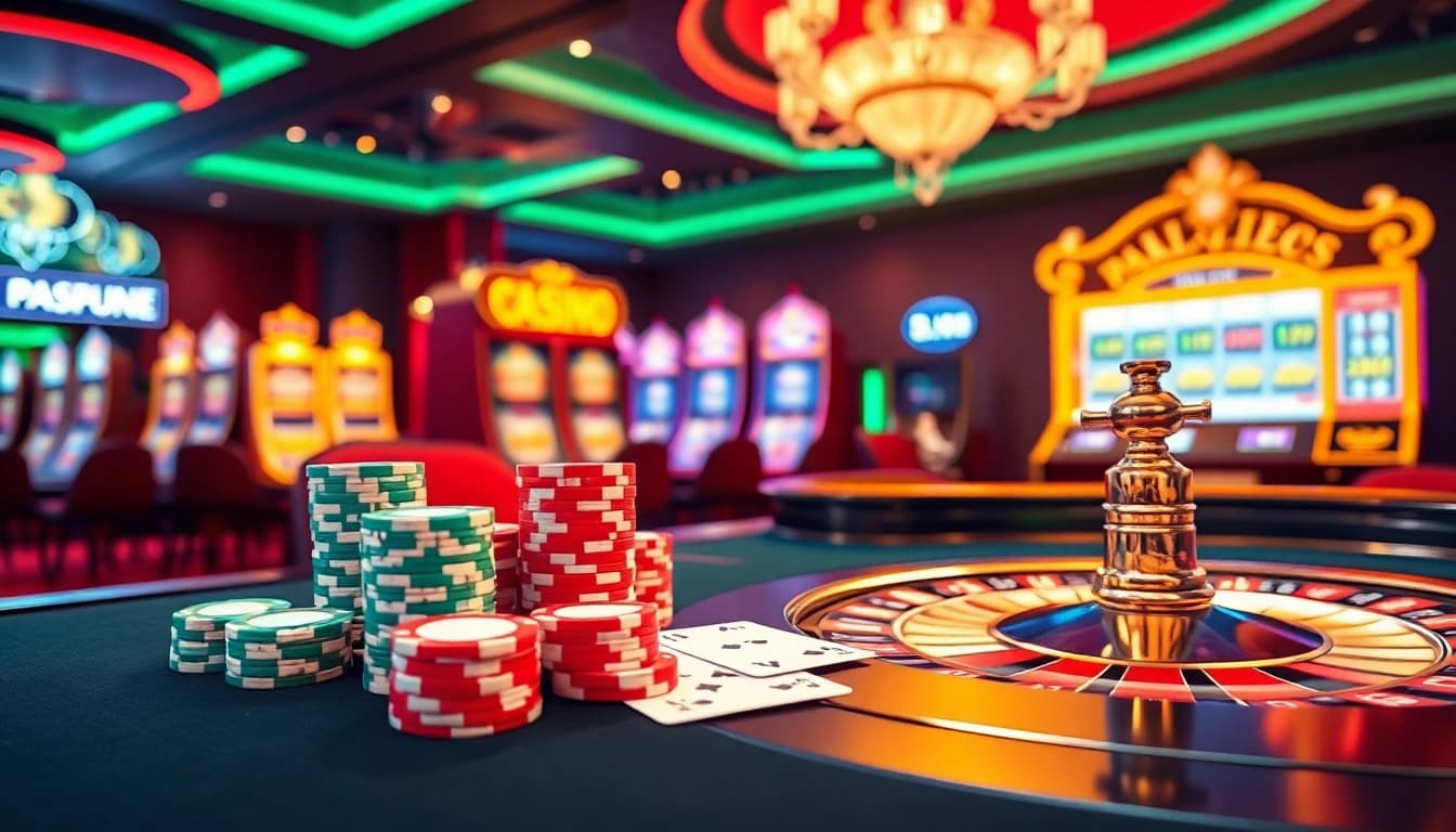 Experience the thrill of gaming on Trang chủ 69vn with vibrant casino elements and professional ambiance.