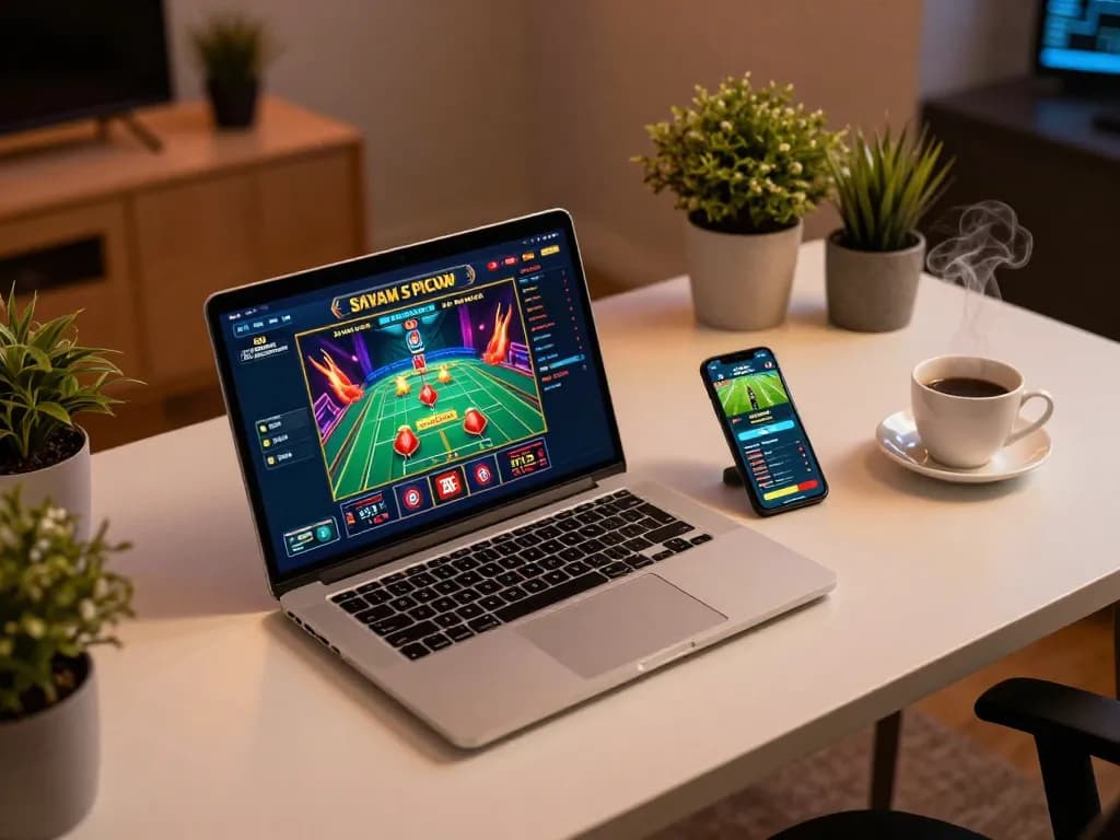 Engaging online gameplay at https://9bet9.in.net showcasing a strategic gaming setup.
