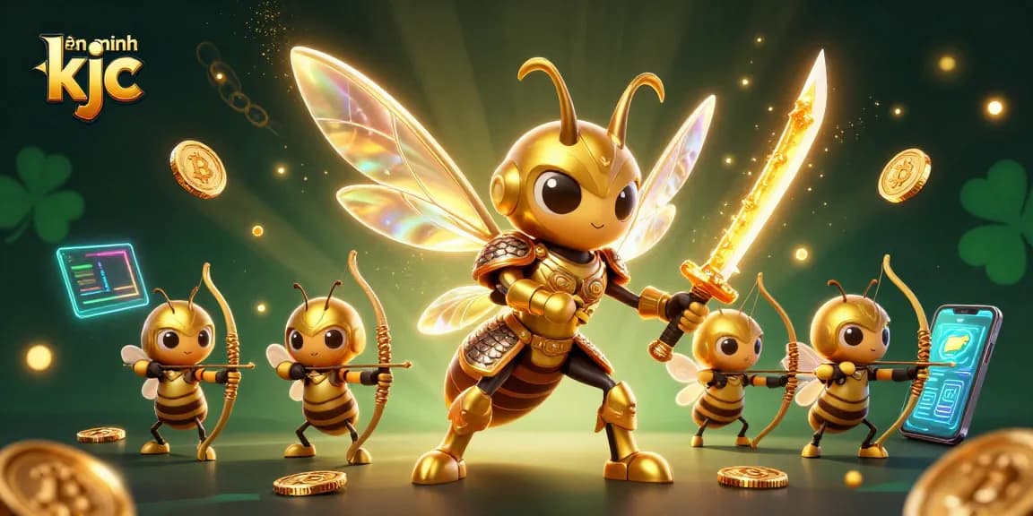Engage in thrilling adventures with liên minh kjc, highlighted by an energetic scene of fantastic characters.
