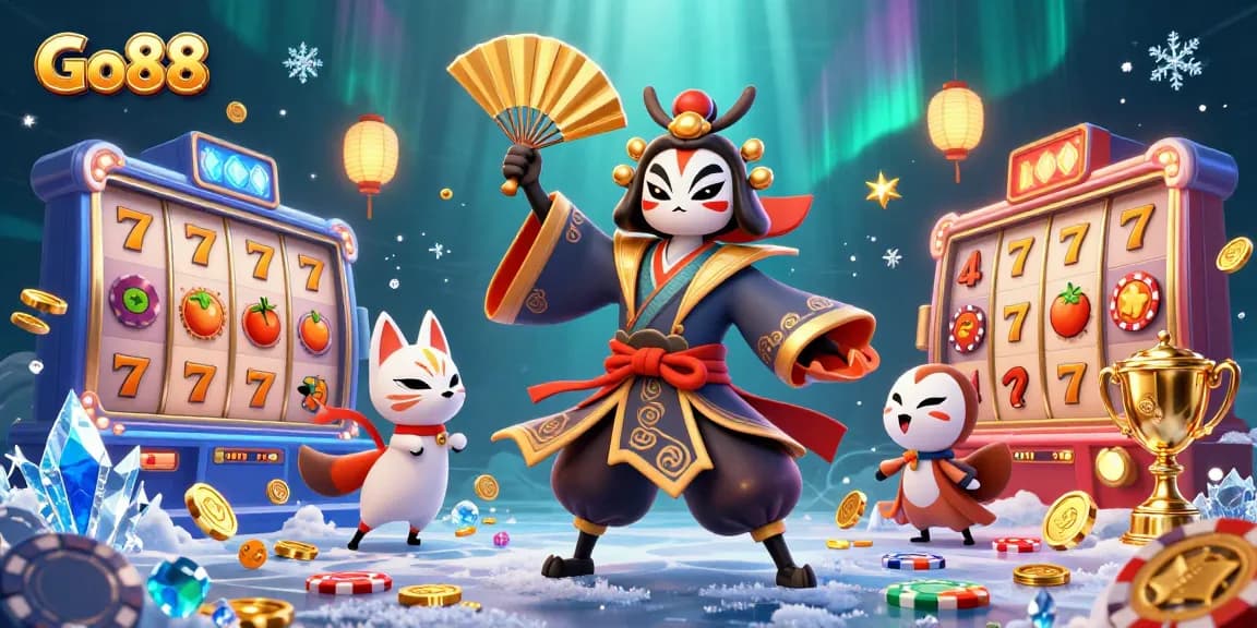 Experience the thrill of Go88 with enchanting 3D characters and vibrant slot elements for thrilling gameplay.