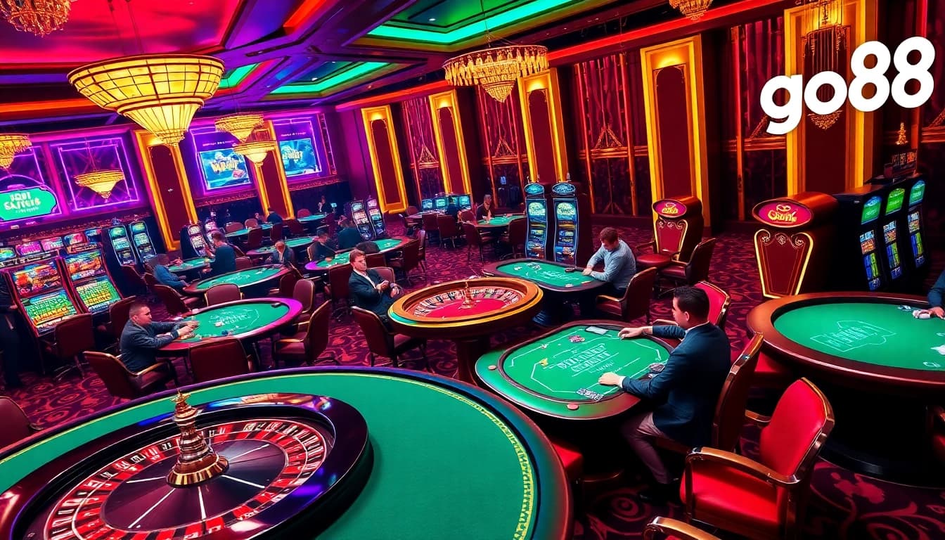 Experience the excitement of go88 with thrilling casino games and vibrant gaming tables.