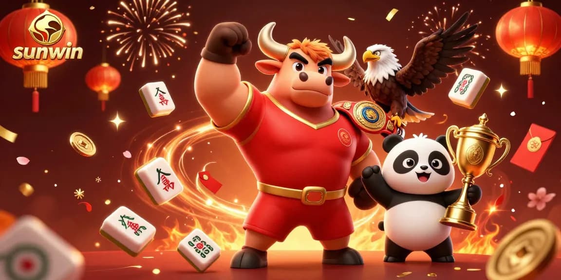 Experience the excitement of sunwin casino with engaging characters and vibrant game elements.