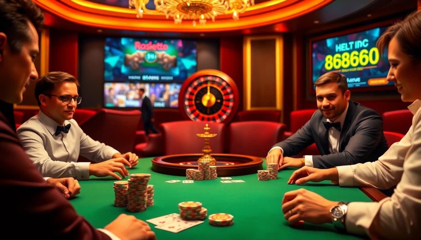 Experience the thrill of online gambling with https://8kbetbh.com/ at a luxurious casino setting.
