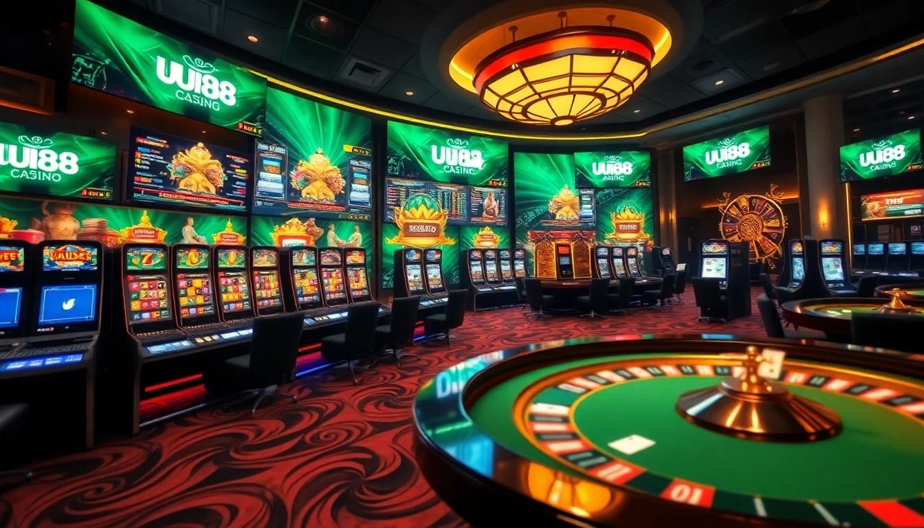Experience thrilling online gambling at UU88 with vibrant games and casino excitement.