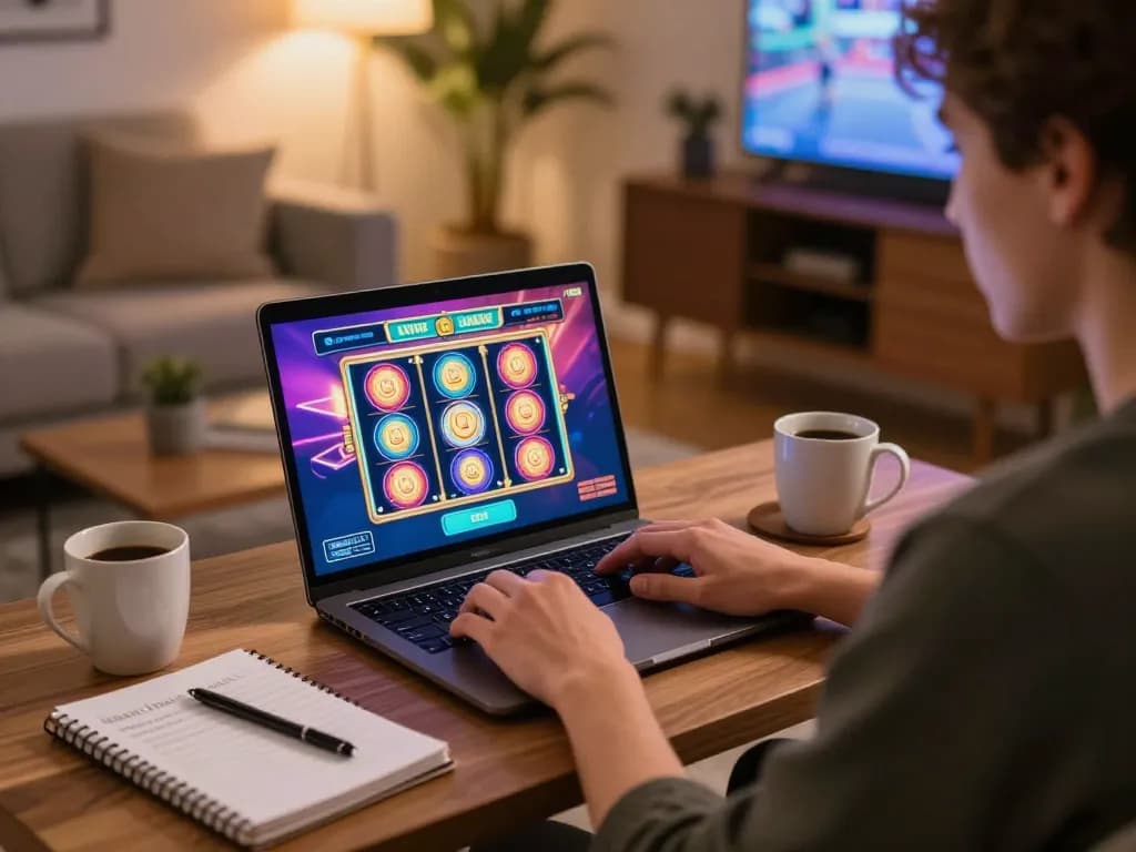 Experience exciting gameplay at Iwin Club with vibrant slots on display during online gaming.