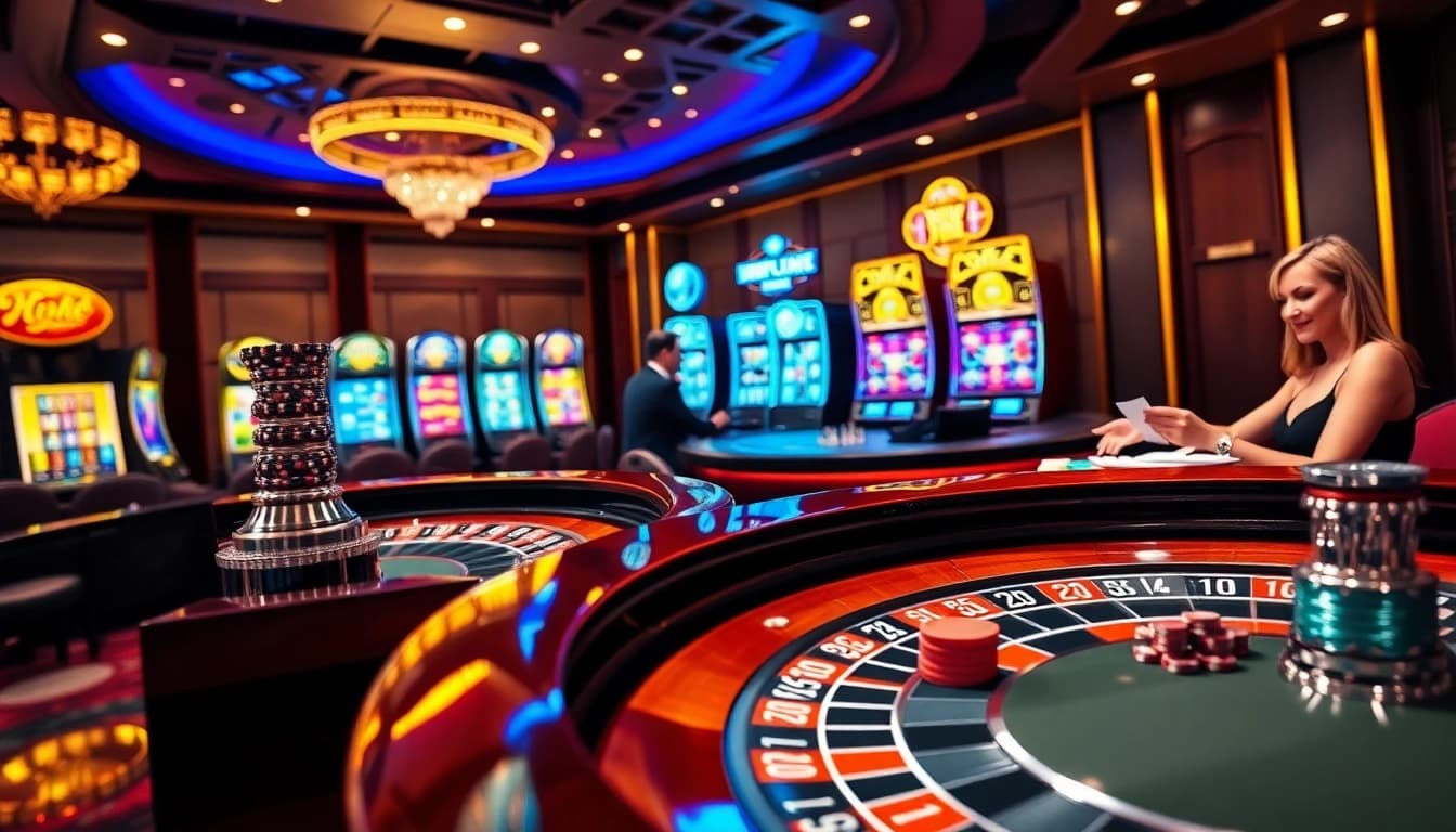 Experience thrilling gameplay at https://vin88zone.club/ with vibrant table games and a luxurious casino atmosphere.