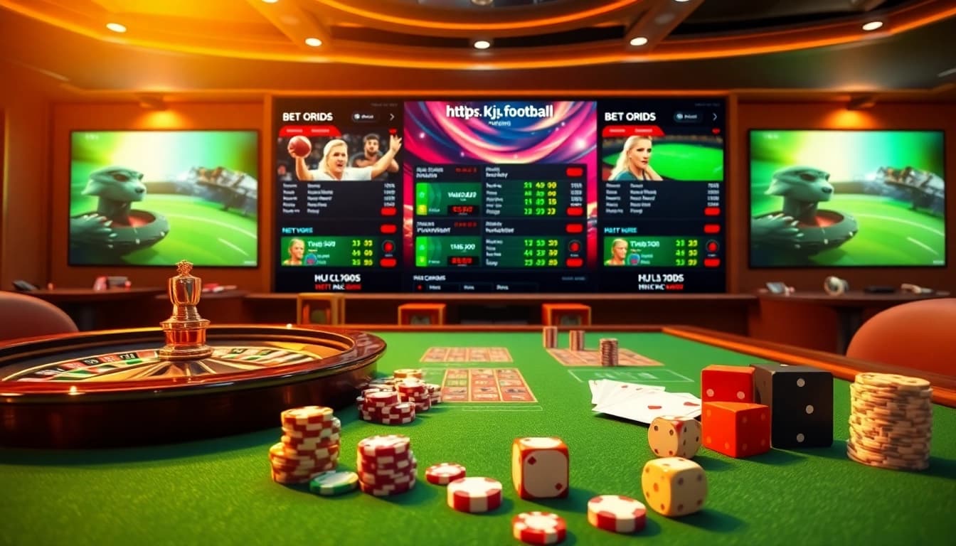 Experience thrilling bets with https://kjc.football/ at a vibrant online casino table.