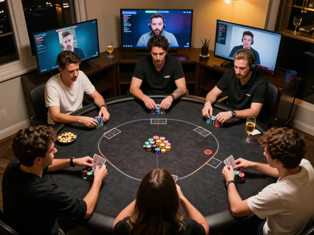 MM88 online poker gaming scene with players making strategic decisions during an action-packed game