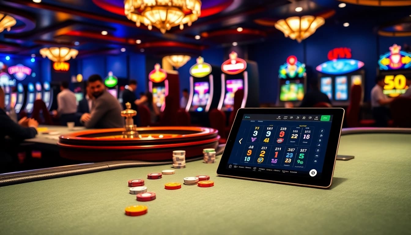 Exciting gameplay at F8BET.com with a luxurious casino atmosphere showcasing poker and online gaming.