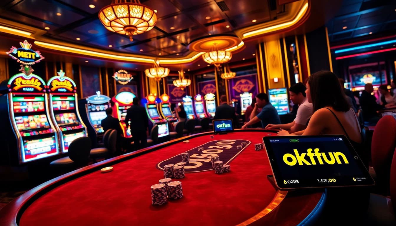Experience high-stakes excitement at okfun.com with thrilling poker and slot games.