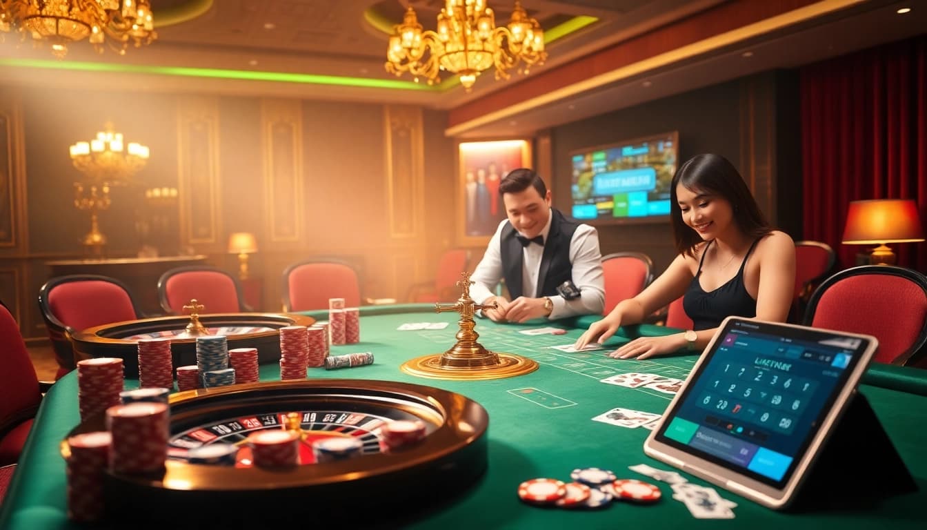 Experience high-stakes gaming at ww88 with vibrant casino tables and thrilling slot machines.
