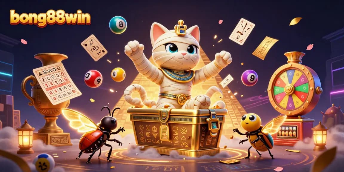 Experience thrilling gameplay with bong88win in this vibrant casino illustration featuring dynamic characters.