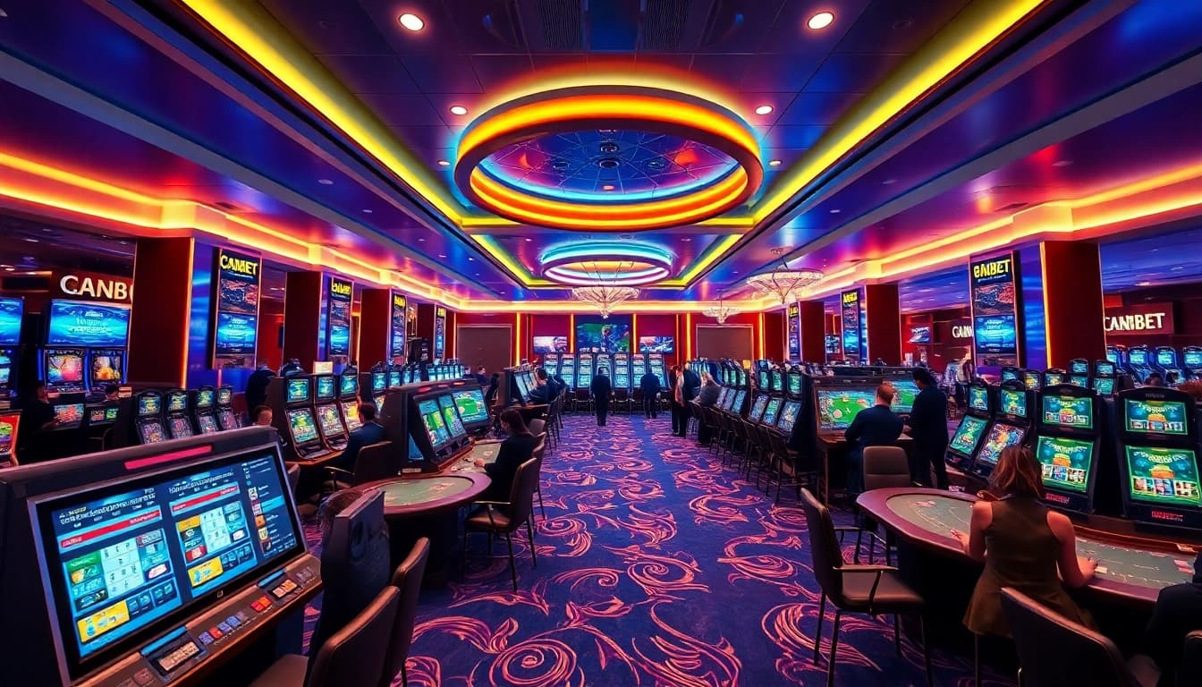 Immersive online casino experience at 8kbet with vibrant gaming atmosphere.