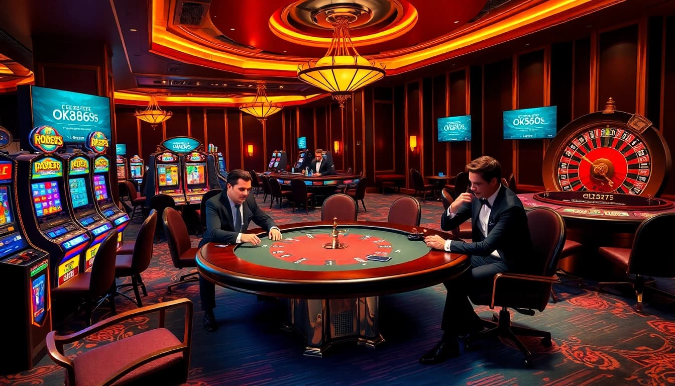 Experience the thrill of betting at ok8386s.com with vibrant casino games and engaging players.