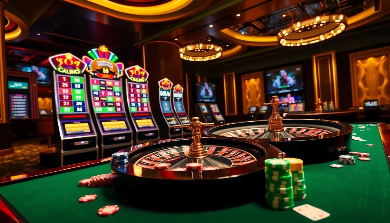 Experience the thrill of winning at 65A online casino with vibrant slots and roulette.