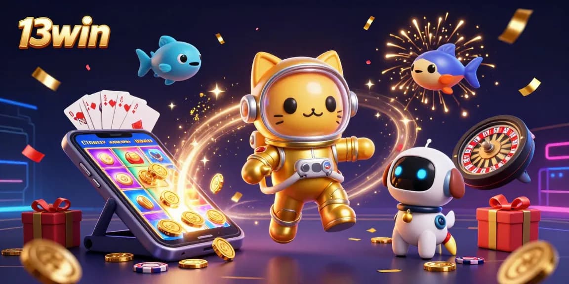 Engage in thrilling gameplay at 13win with a vibrant space theme, featuring games and dynamic elements.