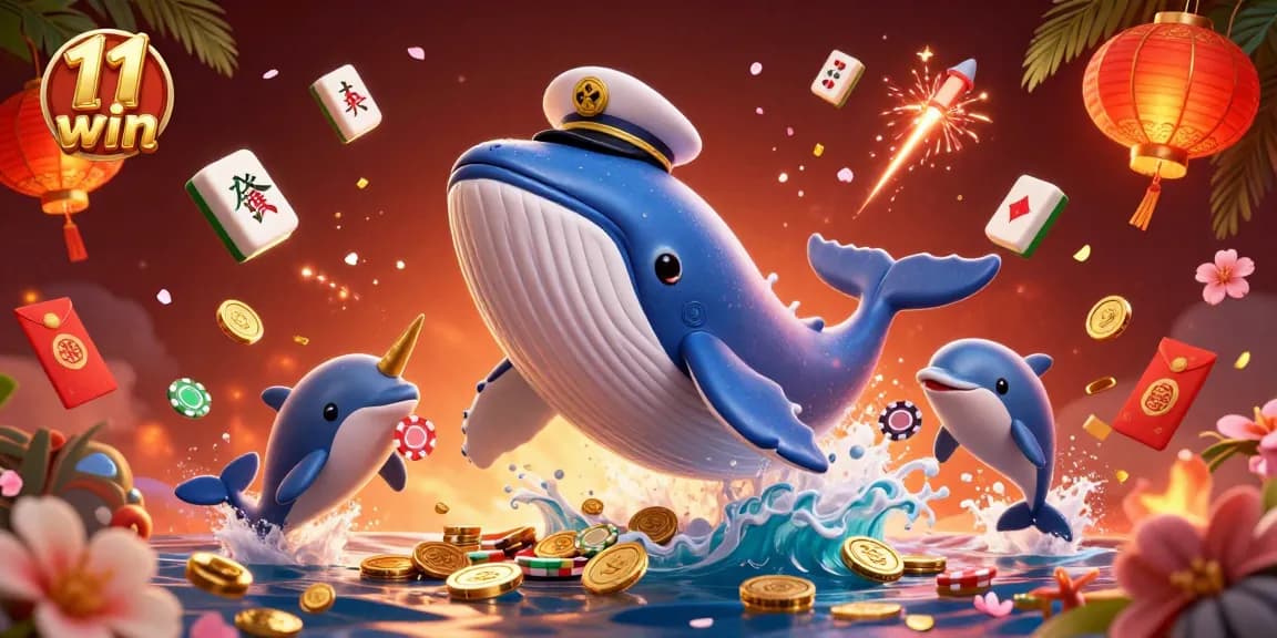 Engage with the 11 win world through a dynamic 3D casino scene of playful sea creatures and vibrant gaming elements.