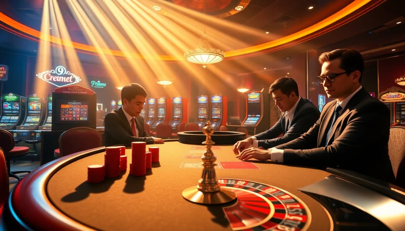 Experience the thrill of high-stakes gambling at https://9bet.today/ with luxurious casino elements.