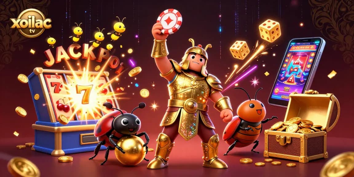 Engage in thrilling wins with xoilac tv's vibrant casino scene featuring dazzling jackpot elements.