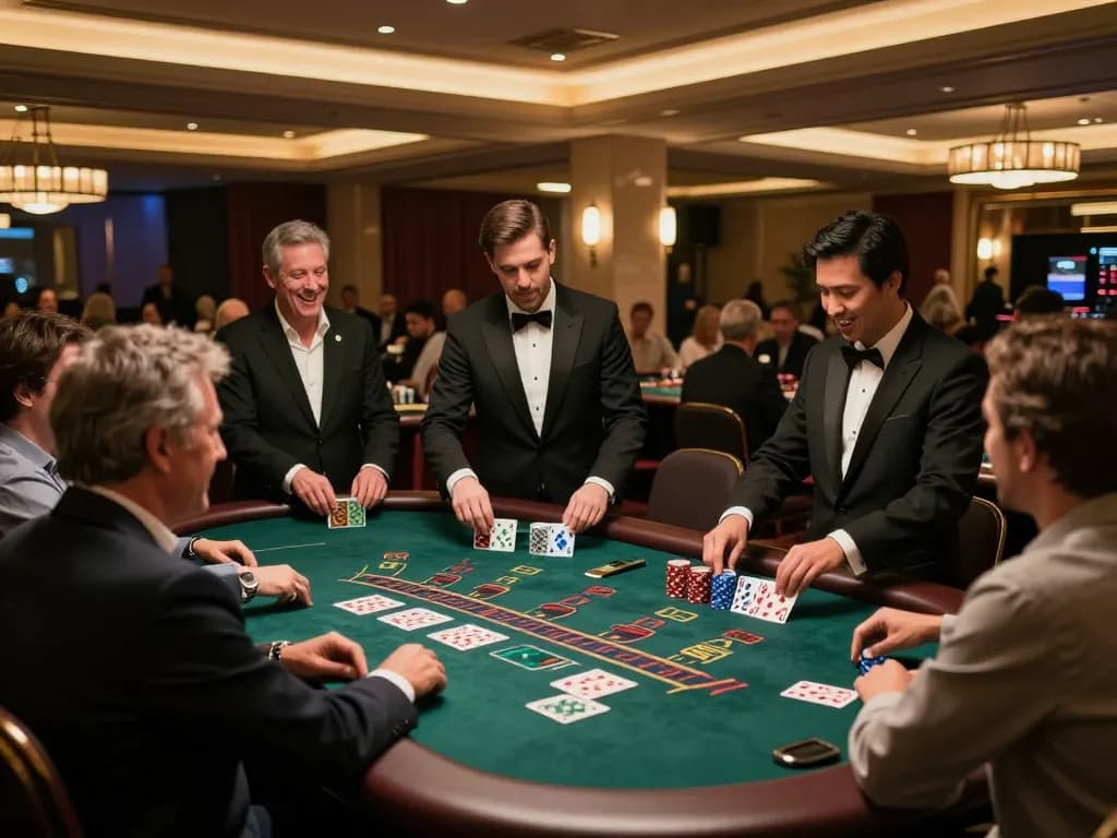 Experience thrilling blackjack gameplay at https://lucky88.sbs/ with elegant dealers and vibrant casino atmosphere.