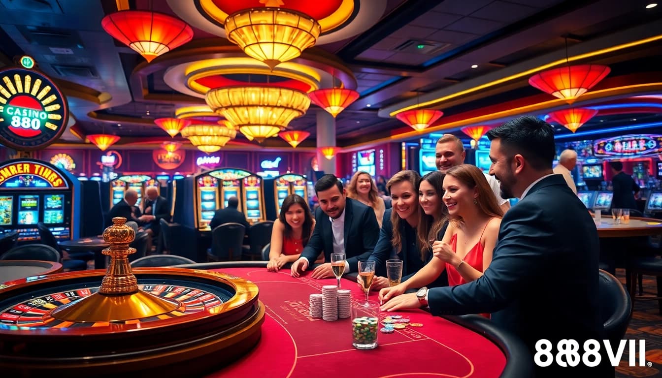 Excited players engaging in a thrilling poker game at 888VI casino.