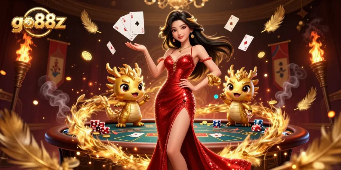 Experience the thrill of go88z in this immersive casino scene with stunning characters and high-stakes action.