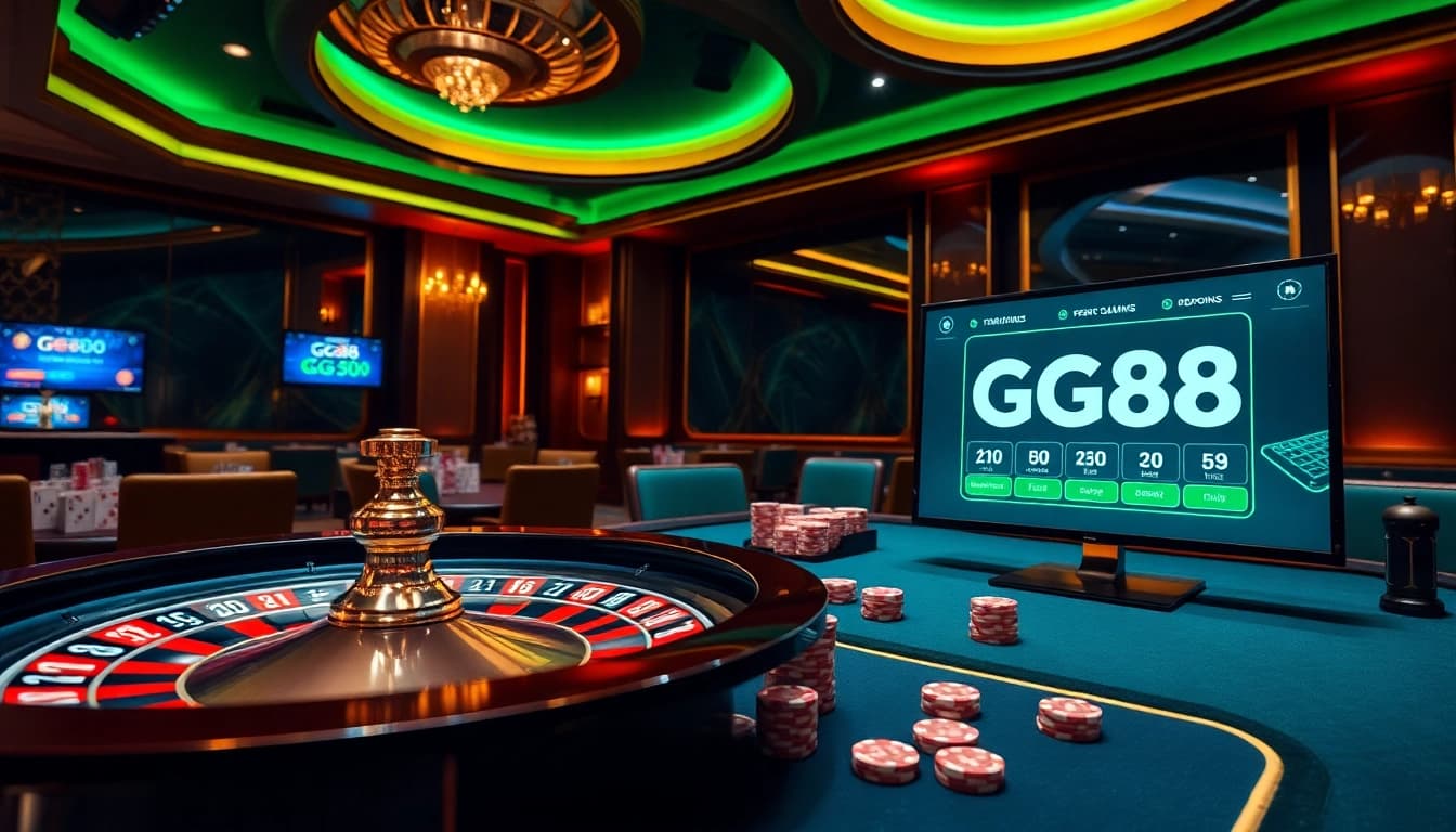 Engaged gamblers at a luxurious casino table using the popular platform https://gg88m.com/ for an immersive gaming experience.