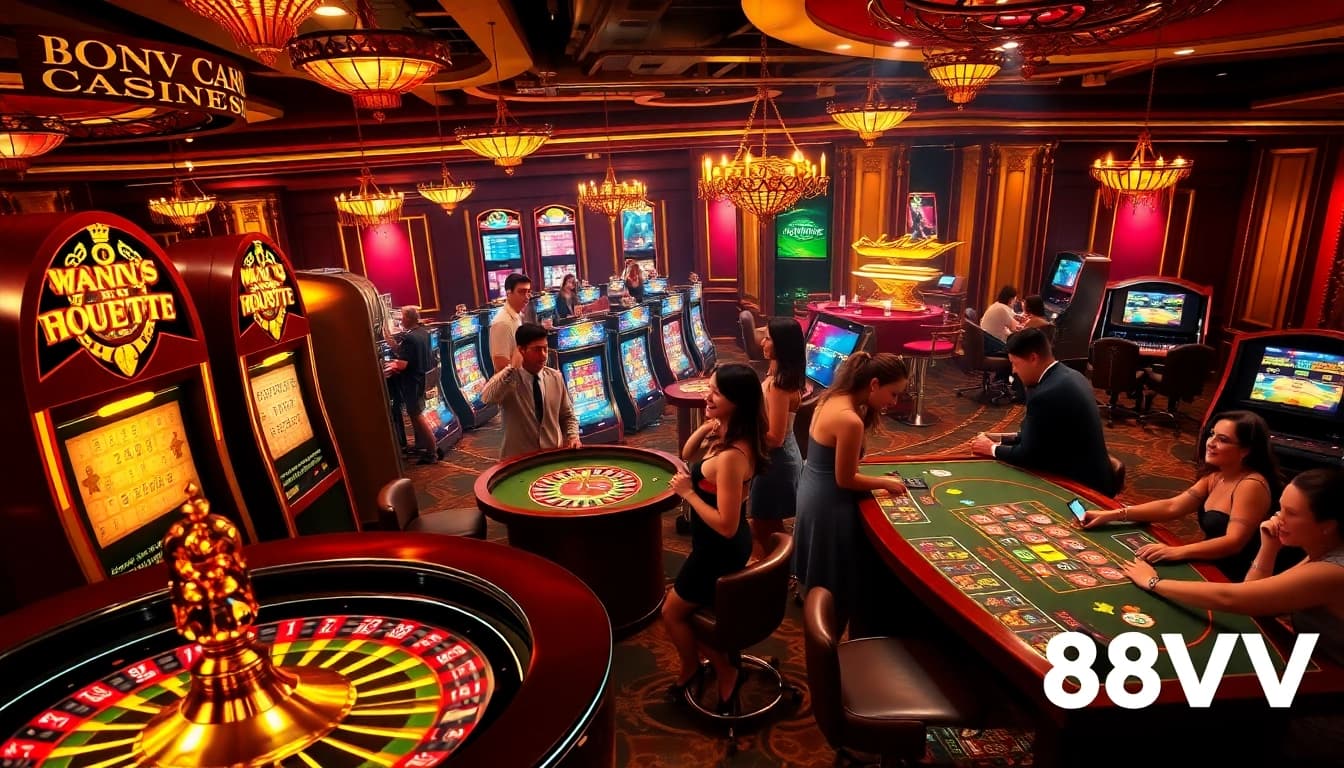 Experience excitement with 88VV registration at a luxurious online casino.