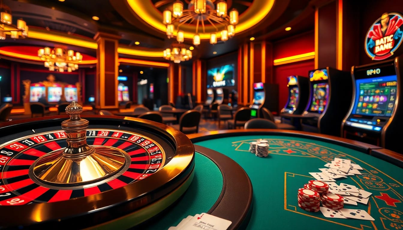 Exciting casino gaming action at https://fly88.ae.org/ showcasing roulette, poker, and slots.