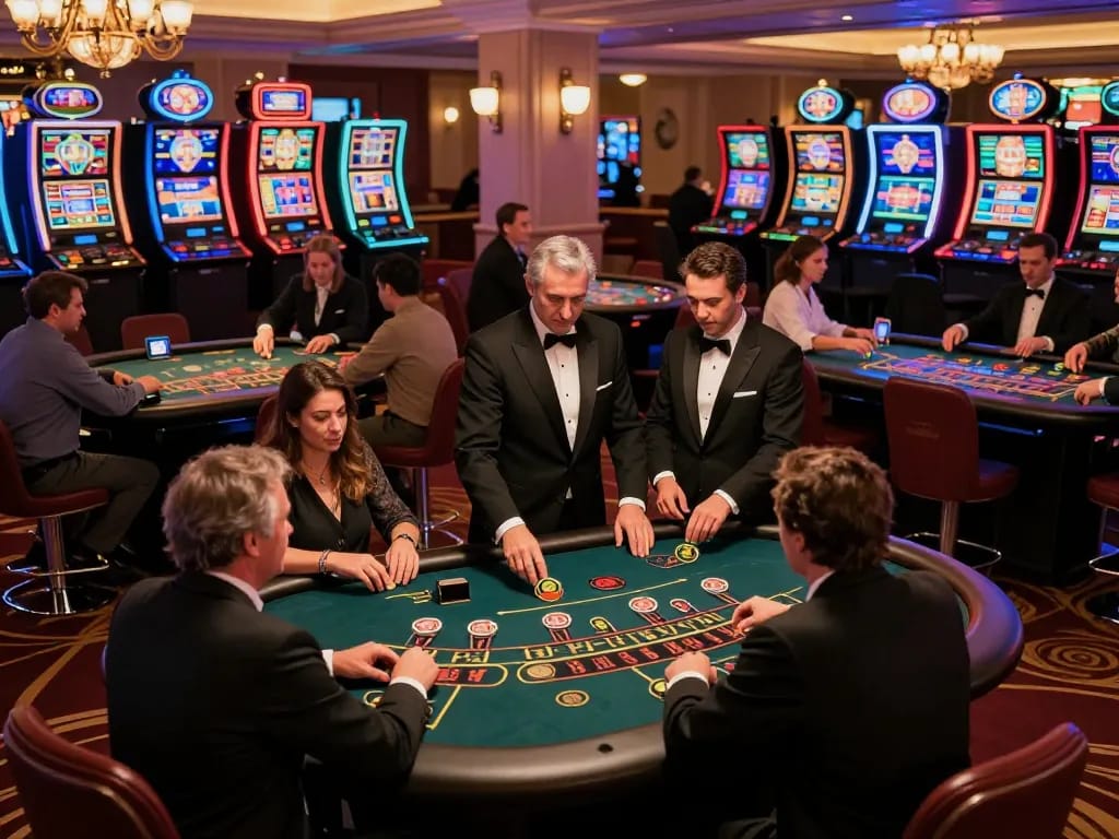 Players enjoy an engaging session at tg88 casino with lively dealer interactions and exciting games.