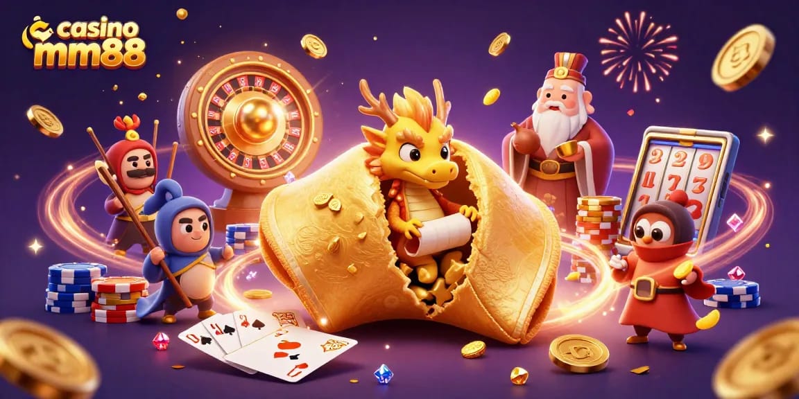 Experience winning thrills at casino mm88 with gold coins, poker chips, and dynamic gaming elements.