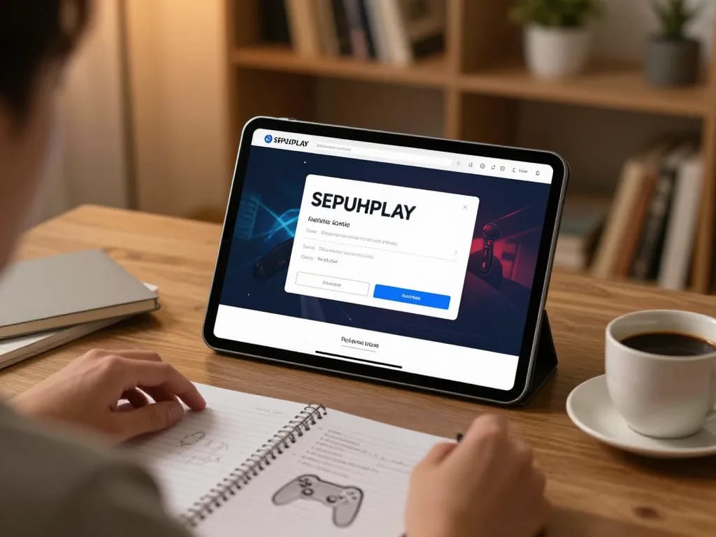 Terlibat dalam strategi taruhan cerdas dengan login Sepuhplay di tablet Anda dalam pengaturan rumah yang nyaman