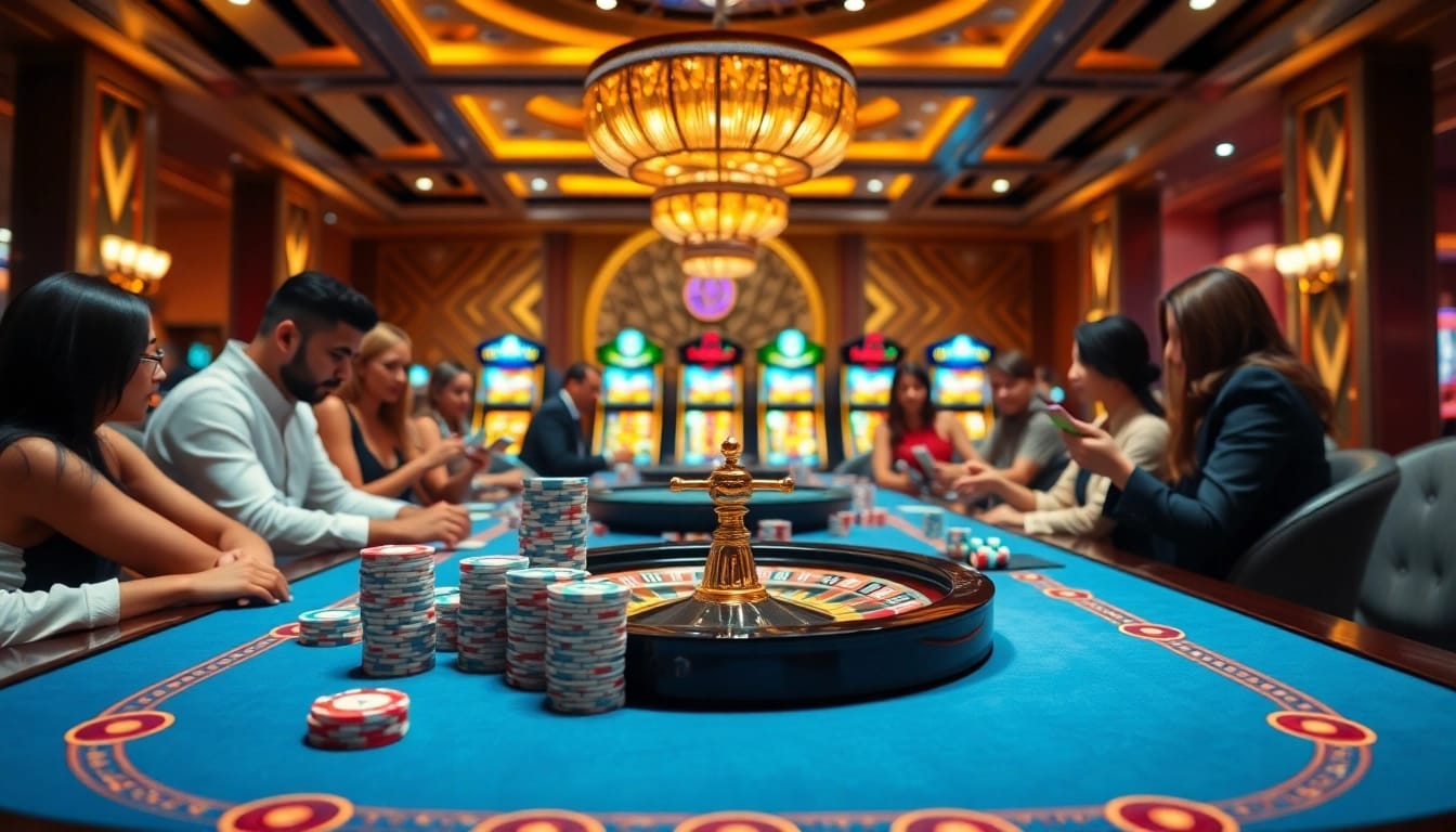 Experience the thrill of high-stakes gaming at QQ88COM's elegant casino.