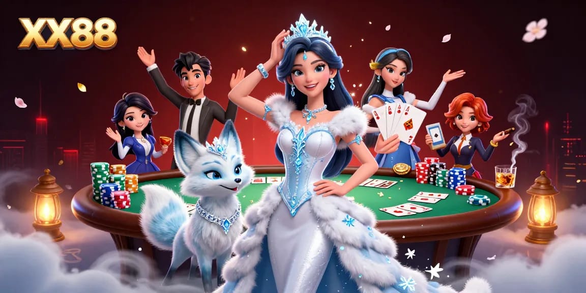 Engage with the thrilling gaming experience at XX88 featuring exciting poker elements