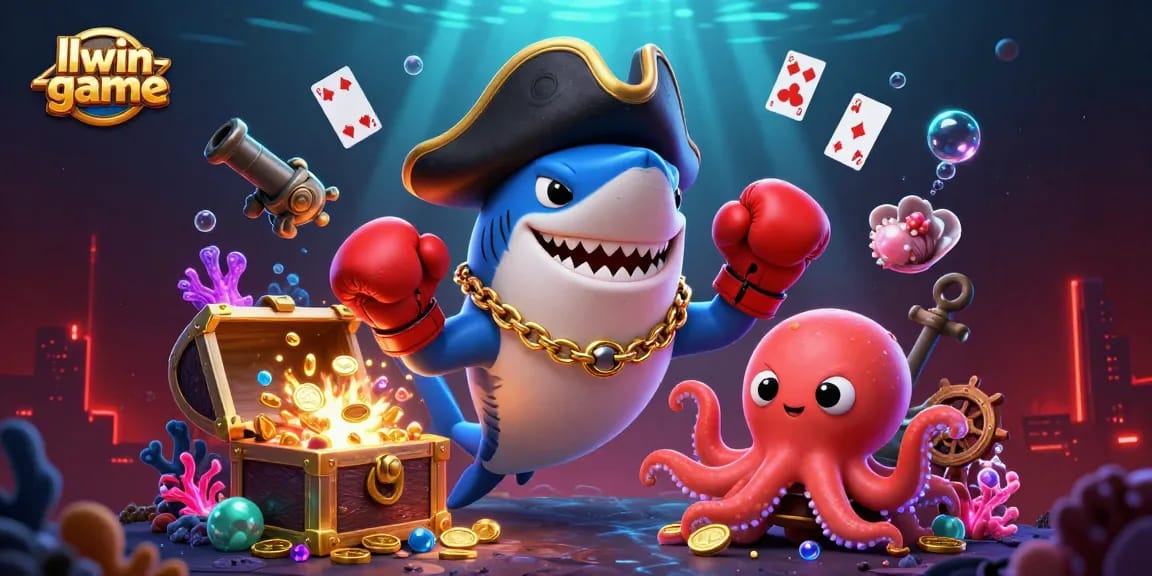 Engage with the thrilling llwin-game pirate adventure featuring vibrant casino elements.
