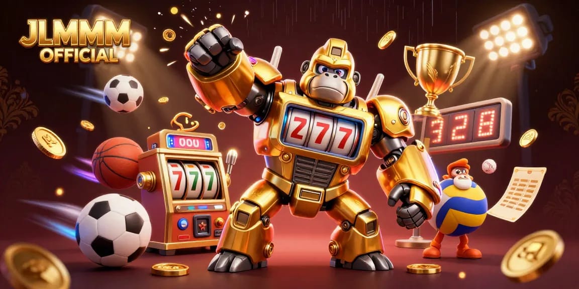 Engage in winning strategies at JLMMM OFFICIAL with a thrilling 3D casino illustration.