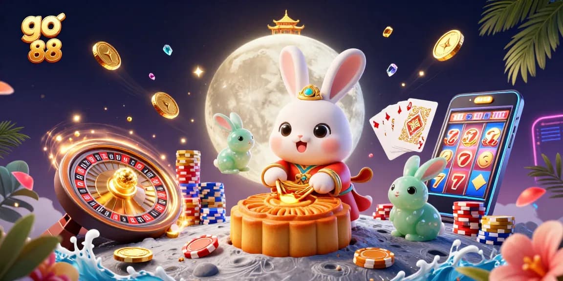Play and win at go 88 with exciting games like poker and slots amidst dazzling casino elements.