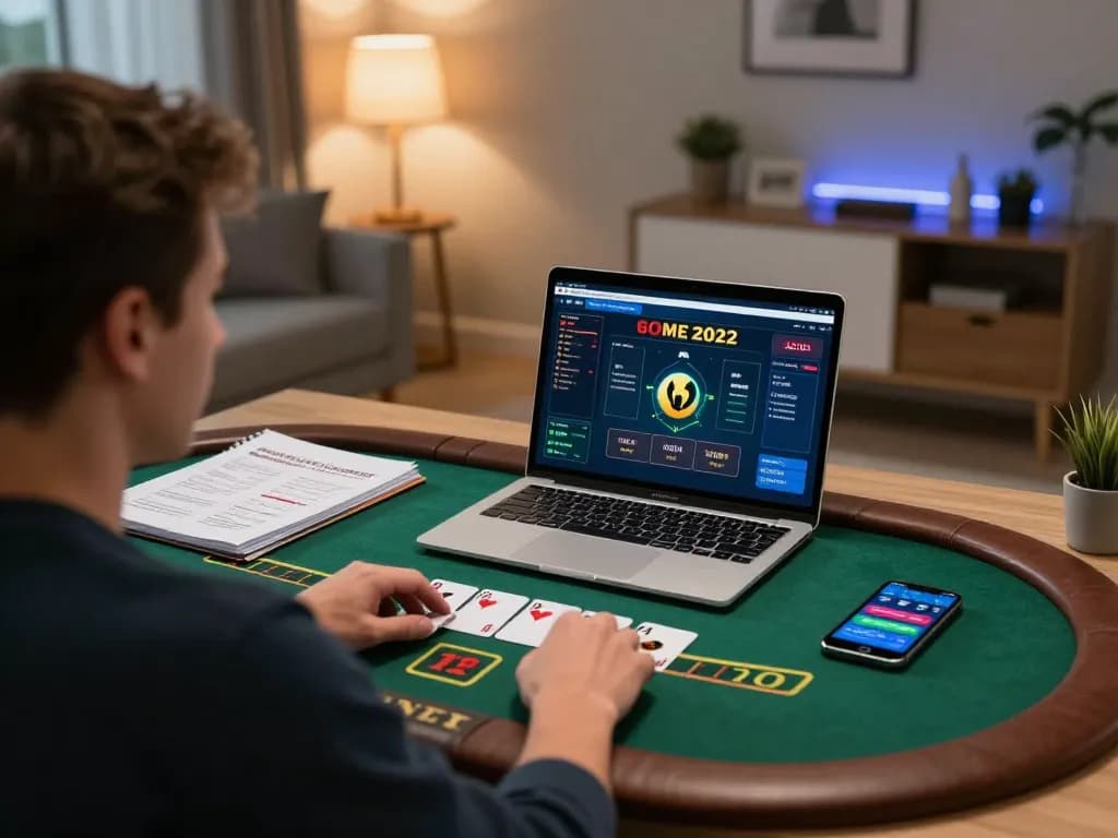 Engaging with sunwin live blackjack game from a cozy home office setup