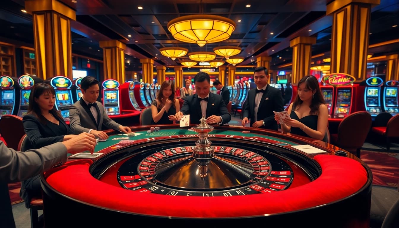 Experience thrilling action at the casino table while exploring phim moi gaming opportunities.