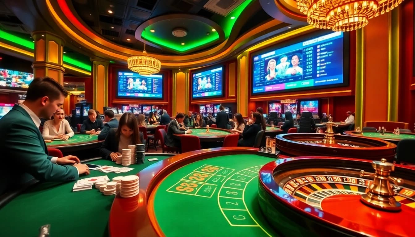 Exciting online gambling experience at Nhà Cái GO88 with vibrant casino elements.