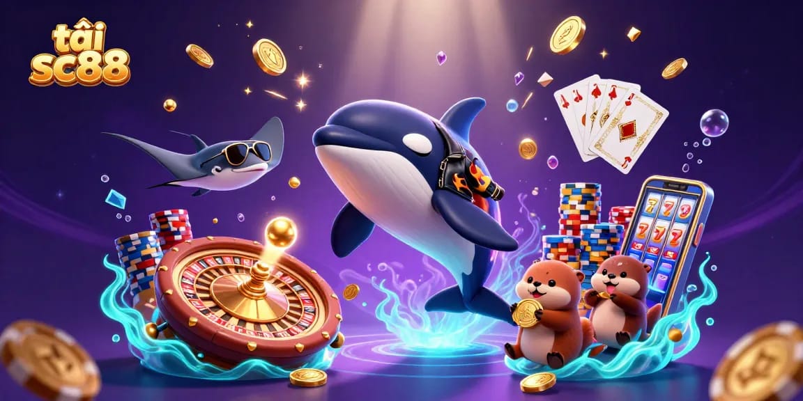 Experience excitement as you tải sc88 for a chance to win with fun sea creatures and dynamic casino themes!