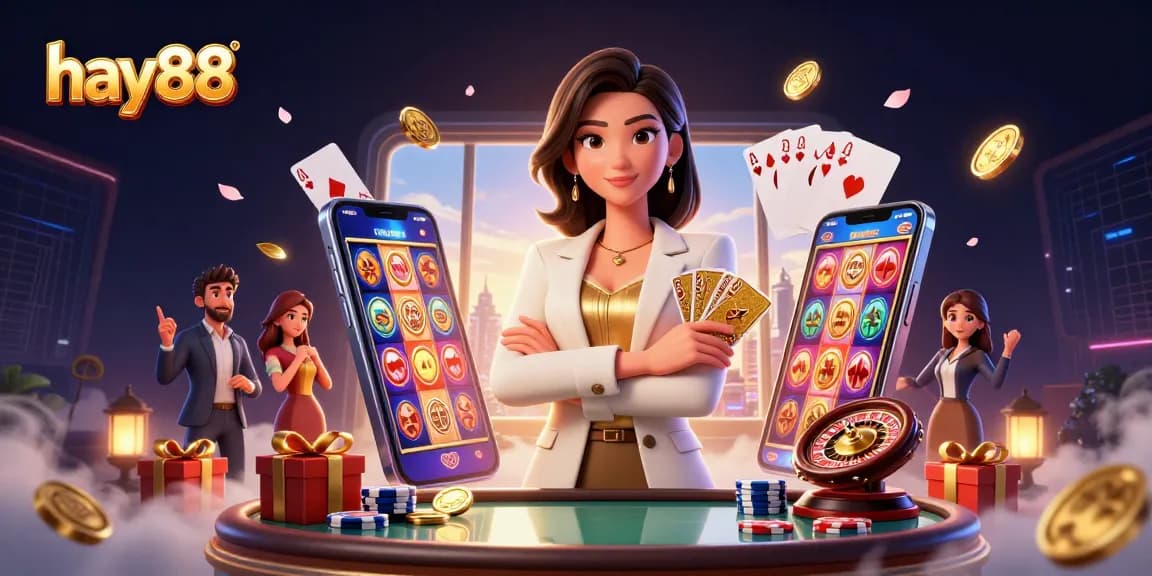 Experience the captivating world of hay88 with immersive casino gaming elements and vibrant visuals.