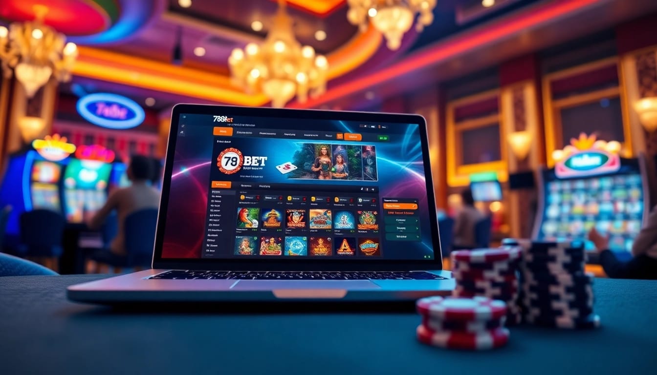 Experience the excitement of 789bet online gaming in a vibrant casino setting.