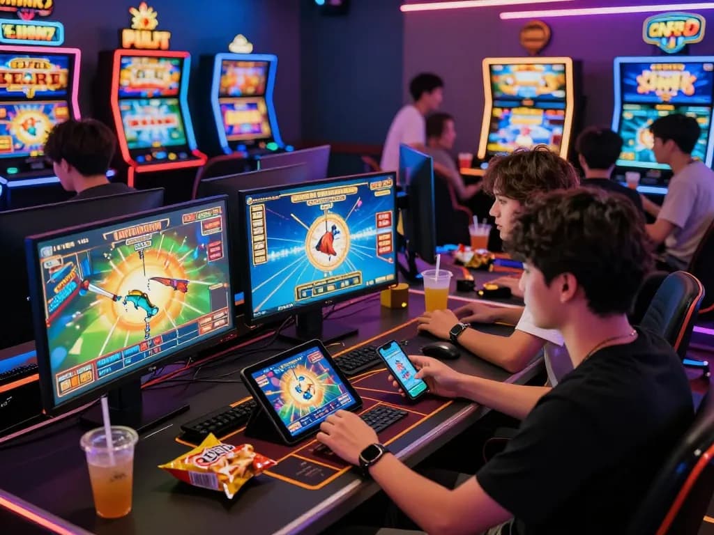 Engaged players on https://73h.br.com/ enjoying diverse games in a vibrant online gaming environment.