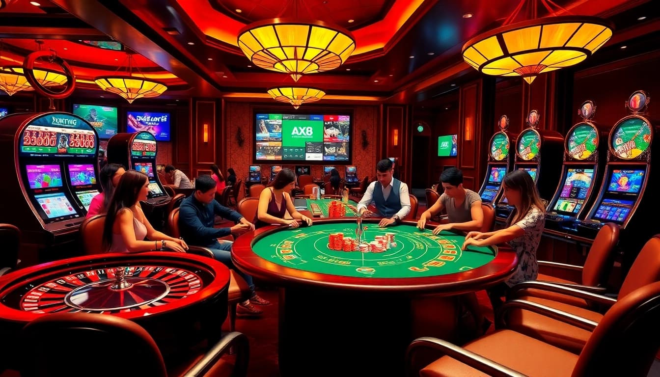 experience the thrill of gambling at https://ax88.bid/ with vibrant poker chips and exciting casino games.