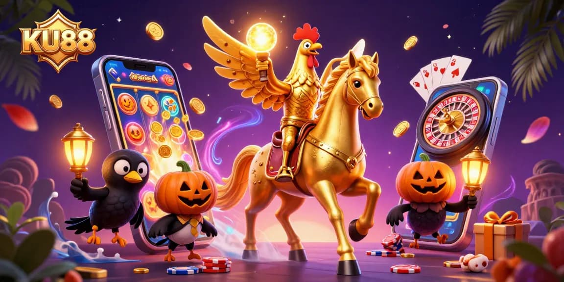 Experience thrilling gameplay at KU88 with vibrant 3D casino elements and rich animations.