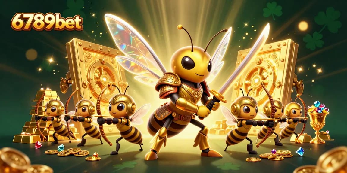 Experience the excitement of winning at 6789bet with a dynamic casino-themed illustration.