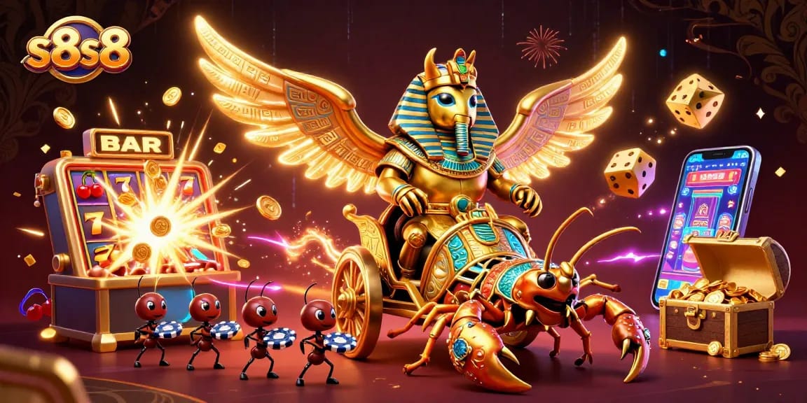 Bet and win big with s8s8's colorful casino games, featuring dynamic characters and thrilling scenes.