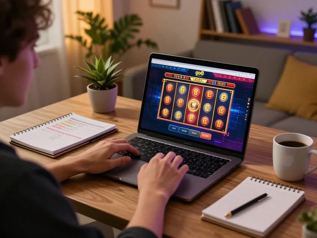 Play slots on go8 platform showcasing dynamic gaming experience and strategic approach.