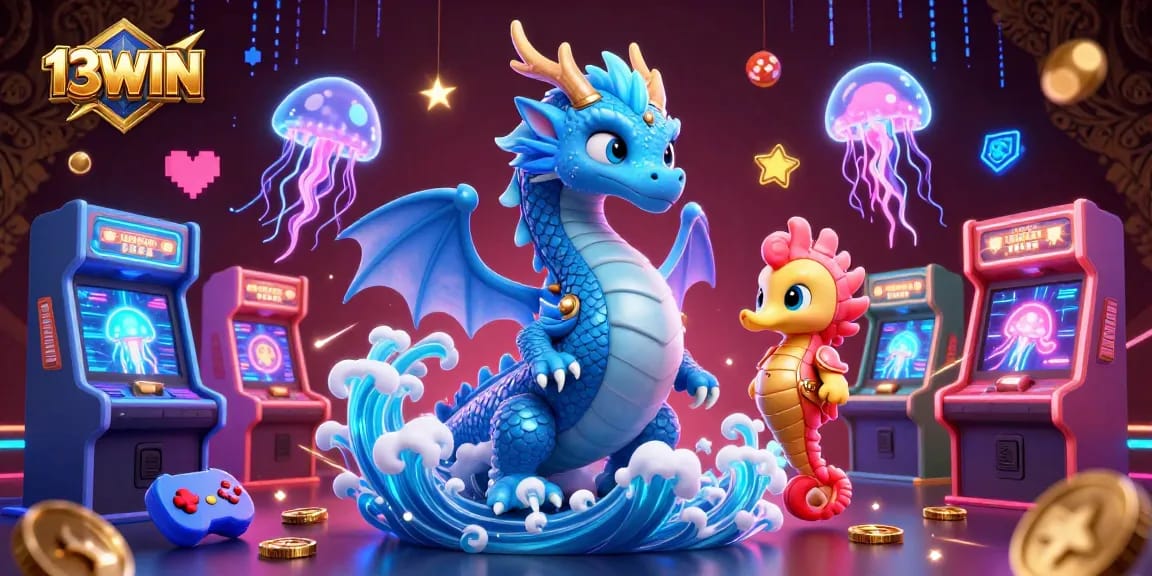 Spin to win big with 13WIN's vibrant casino-themed dragon adventure!